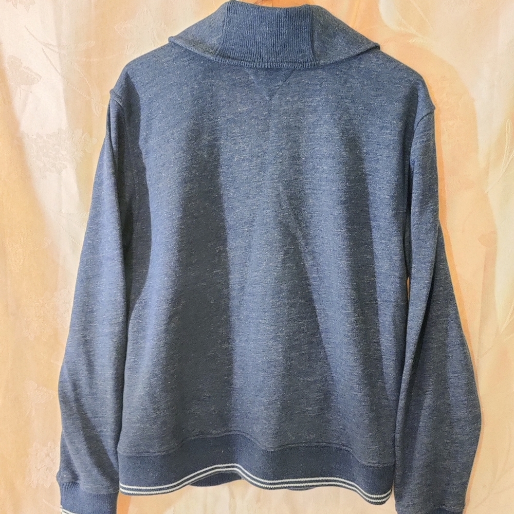 Tommy Hilfiger blue shawl collar cardigan - Picture 7 of 10